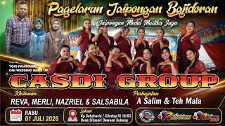 🔴LIVE SIANG JAIPONGAN BAJIDORAN MMJ CASDI GROUP | PERHAJATAN  A SALIM & TEH MALA 01 JULI 2026