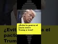 ⚠️ ¿Evita la guerra el pacto entre Trump e Irán? #shorts