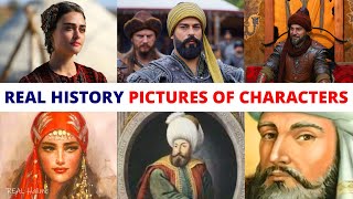 Real Pictures Of Characters Of Ertugrul Ghazi | Osman Ghazi | Noyan | Halima Sultan