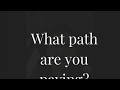 What Path Are You Paving?