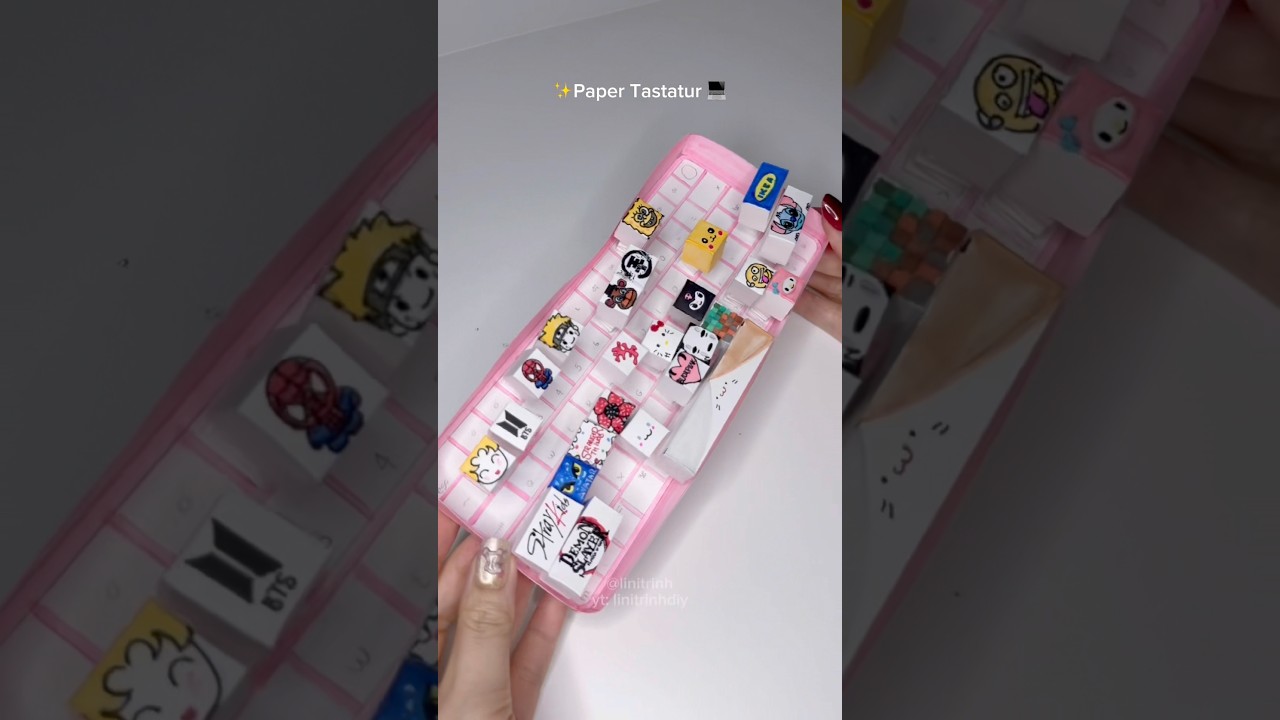 Diy Paper Tastatur p5