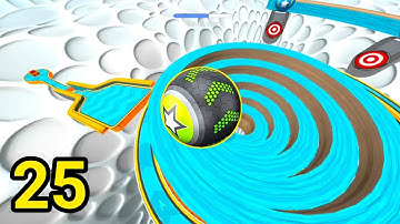 Going Balls, SpeedRun, Going Balls Portal Run Gameplay Level 25 