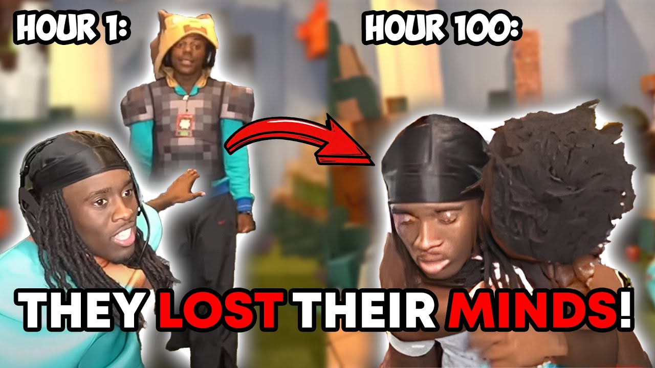 The Time Kai Cenat and IShowSpeed Played Minecraft for 105 Hours ...