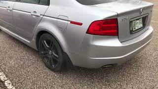 2005 Acura TL Dynomax Resonator #24234 and rear muffler deletes (loud revs) Acura Tl Mid Muffler Delete Dynomax Resonator Cold Start Stage 3 Exhaust Setup