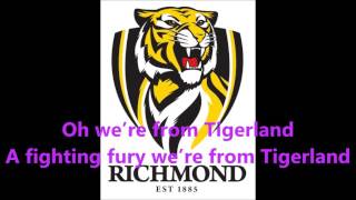 Richmond Tigers theme song (Lyrics) AFL Sing-A-Long