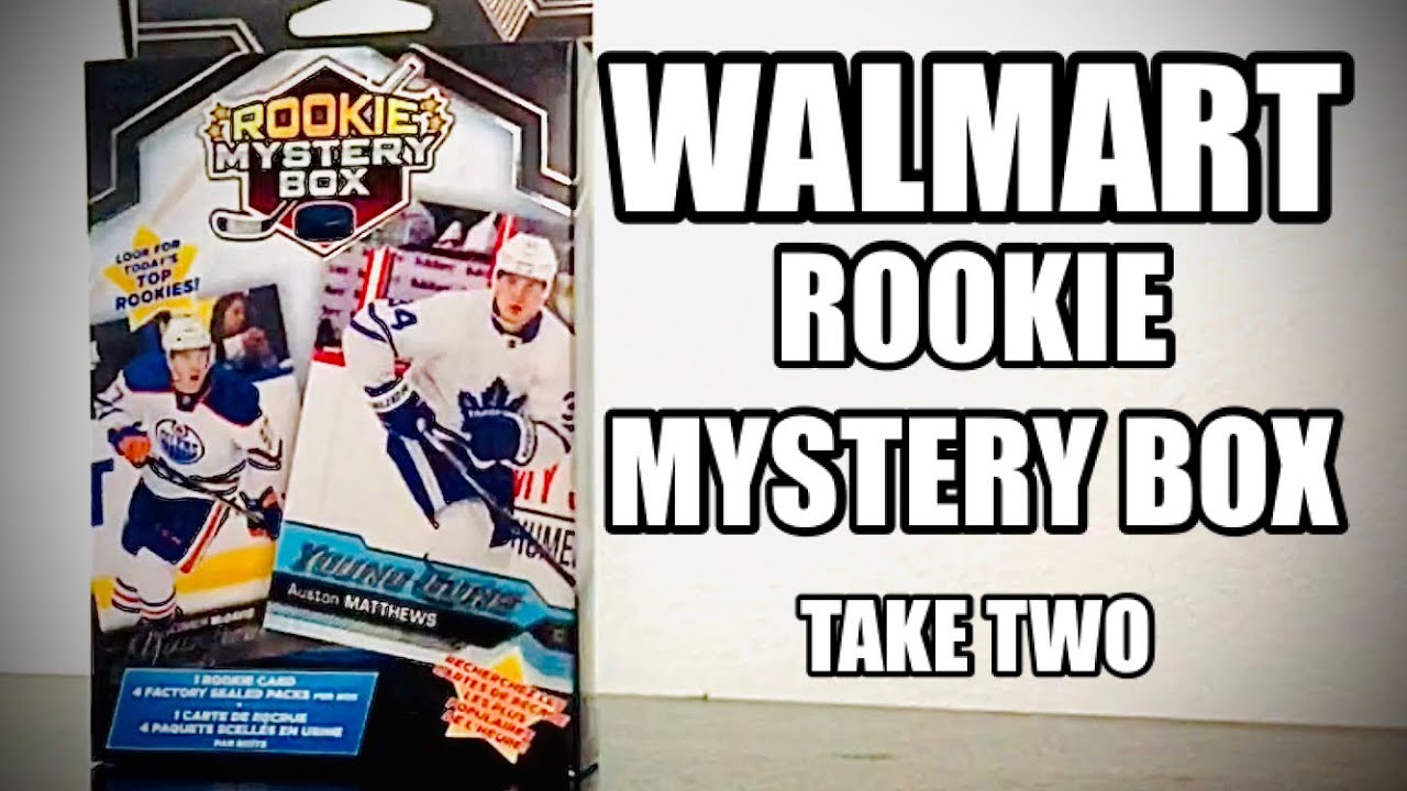 Opening Two Walmart Rookie Mystery Box Hockey Cards YouTube