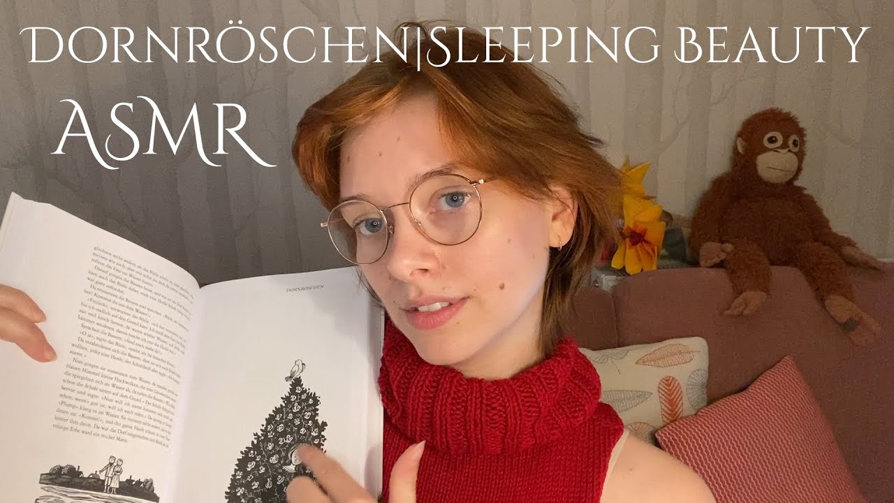 Sleeping Beauty | Dornröschen 🌹 Soft Spoken German ASMR Fairytale - Let Me Read You to Sleep