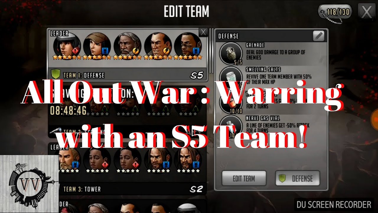 TWD RTS: Cross Region War Is Back! War With An S5 Team!