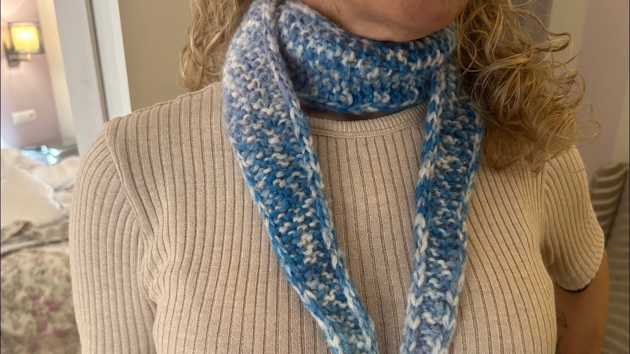 Pañuelo de cuello Sofhi…Muy Fácil ☀️