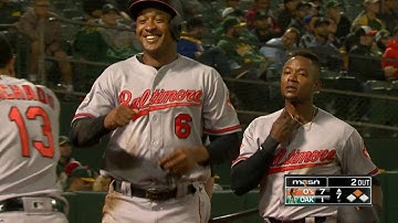 BAL@OAK: Jones rips a two-run double down the line