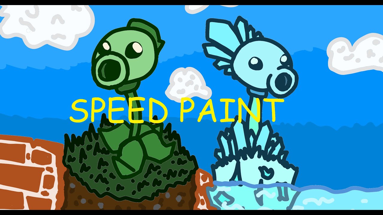 pea shooter/ice pea (speed draw) YouTube