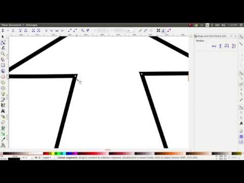 Inkscape Tips: Combining two distinct paths to form a closed shape