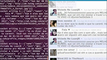 Twitter Streaming API + node.js による Twitter クライアントのテスト