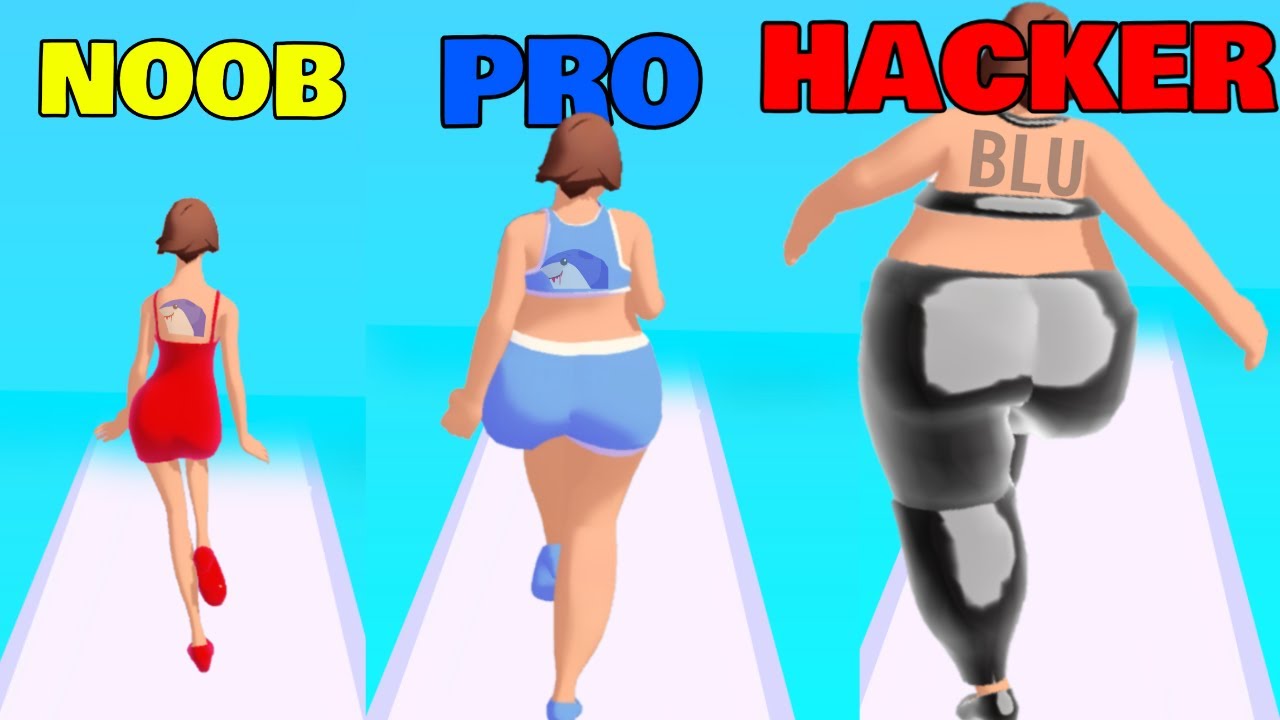 NOOB vs PRO vs HACKER in Body Race