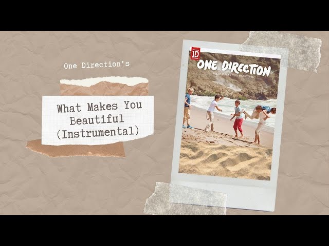 one direction - what makes you beautiful (instrumental) class=