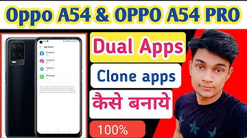 Oppo a54 me clone app kaise chalaye/how to create dual apps in oppo a54