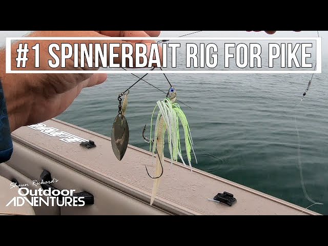 How I rig the perfect Pike spinnerbait & leader  Ultimate search bait for  Summer and Fall Pike 