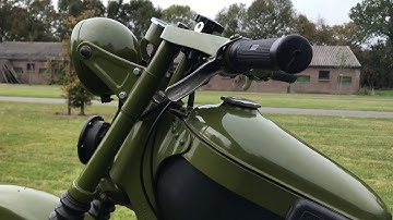 Nimbus 750cc OHC fourcilinder 1953 with dänisch papers ex army