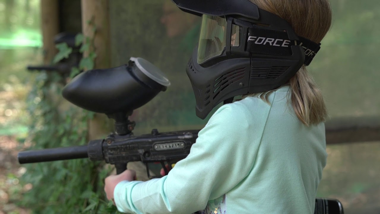 Fun in the Paintball Shooting Gallery at Dragon Raiders Activity Park YouTube