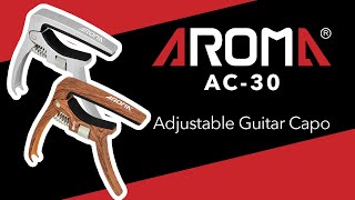 Aroma AC-30 Adjustable Capo with Bridge Pin Remover