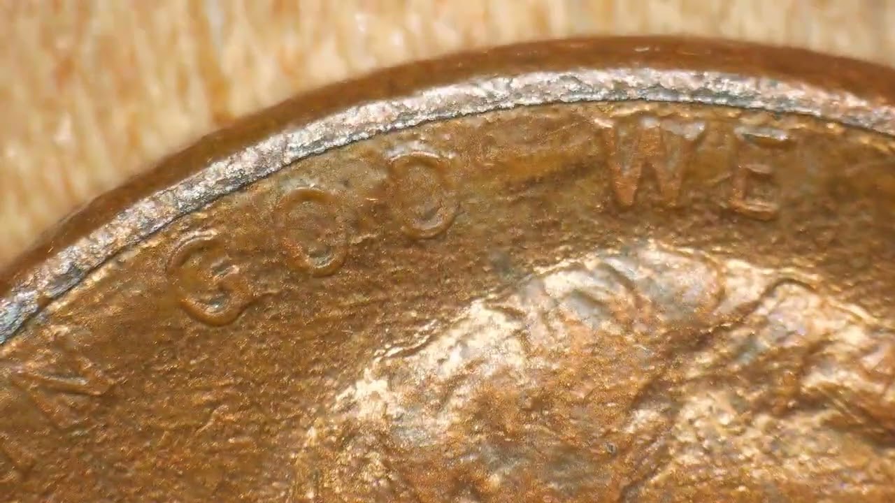 1987 D penny found in a jar