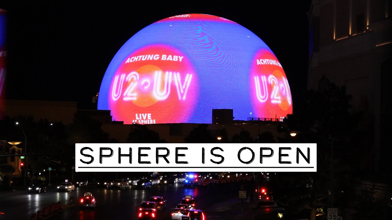 Las Vegas Sphere Opens With U2 Residency - YouTube