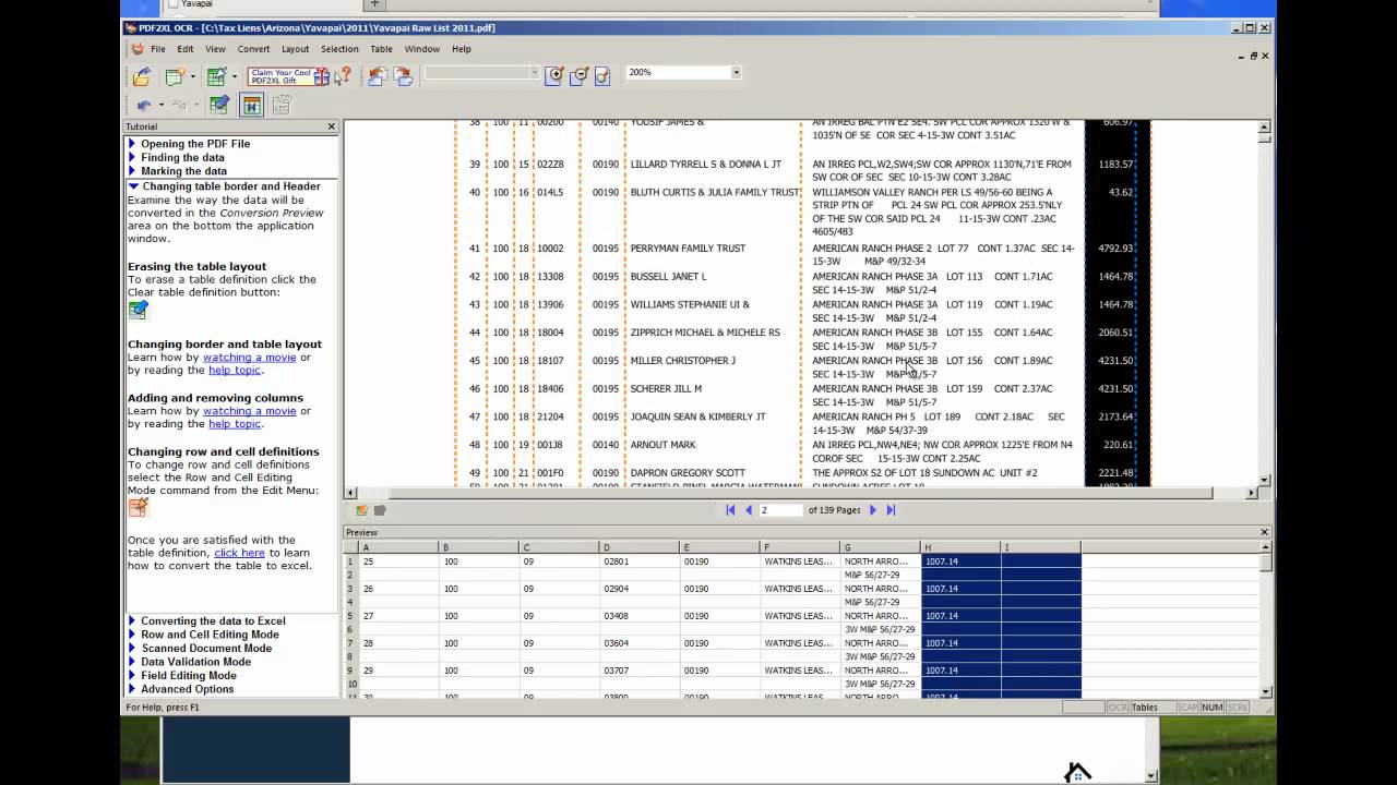 Convert PDF to XLS Excel Spreadsheet - YouTube