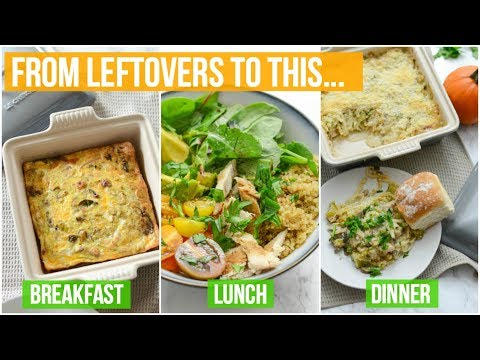 3 Healthy Thanksgiving/Holiday Leftover Recipes Idea | Easy and Delicious!