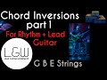 Chord inversions for lead and rhythm guitar  part 1  gbe strings