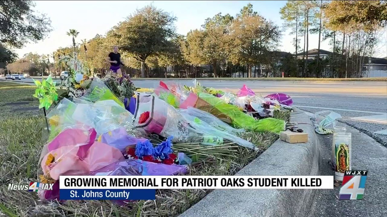 As memorial grows for St. Johns County student killed in crash ...