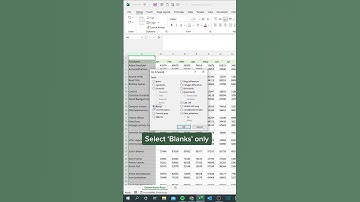 Delete Blank Rows in Seconds! #Excel #Google #Sheets #Trick
