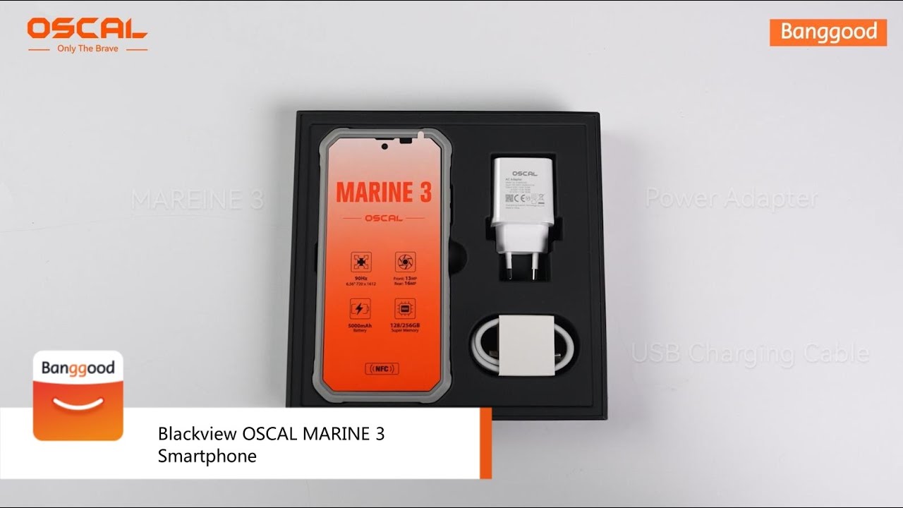 Unboxing Blackview OSCAL MARINE 3 Smartphone - Shop on Banggood