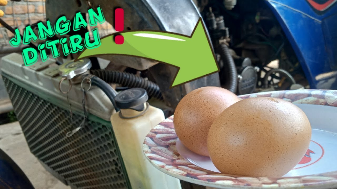 Atasi tabung radiator bocor dengan telur || EXPERIMEN