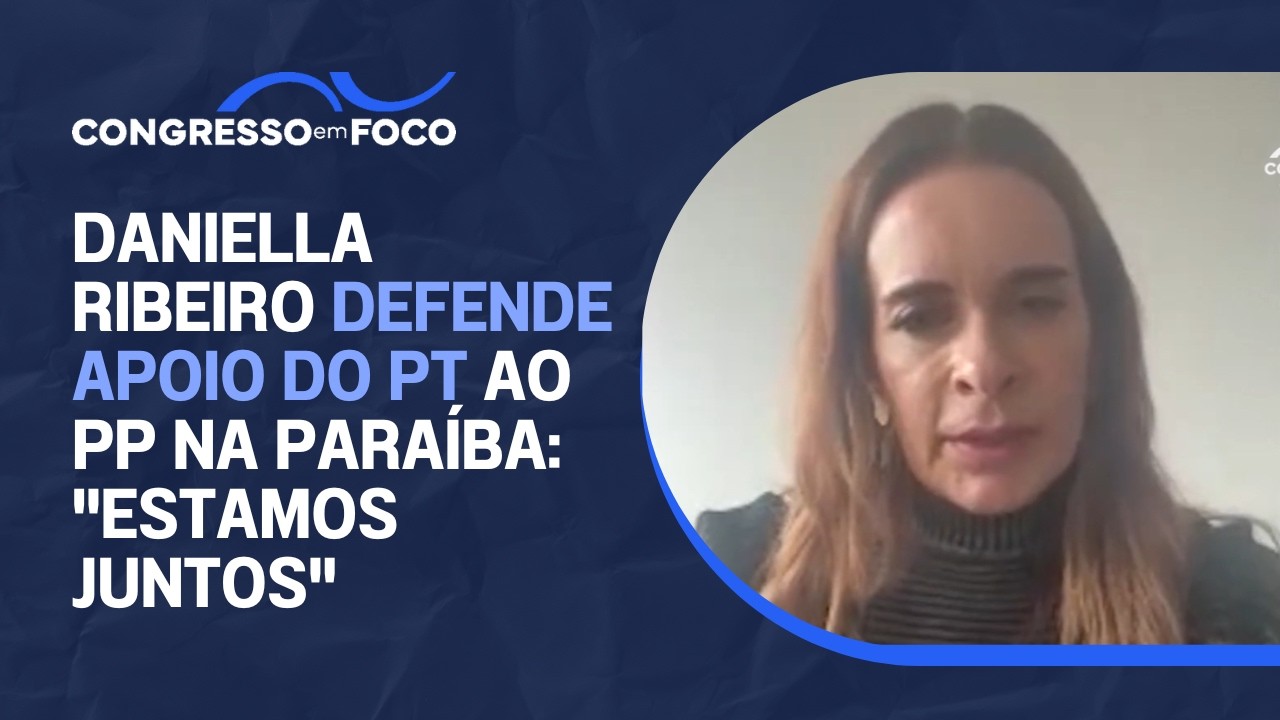 Daniella Ribeiro defende apoio do PT ao PP na Paraíba: "Estamos juntos" Daniella Ribeiro defende apoio do PT ao PP na Paraíba: "Estamos juntos"