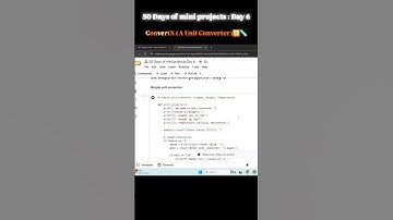Day 6 | ConvertX (Unit Converter in Python) 🔄📏 | 50 Days of Mini Projects 🚀 #programming  #coding