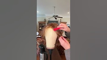 How To STEAM A WIG✅ #shorts