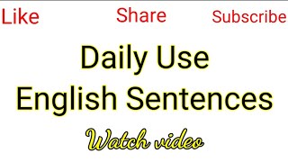 Daily use sentences  speaking english practice  spoken english @DineshSirChuru