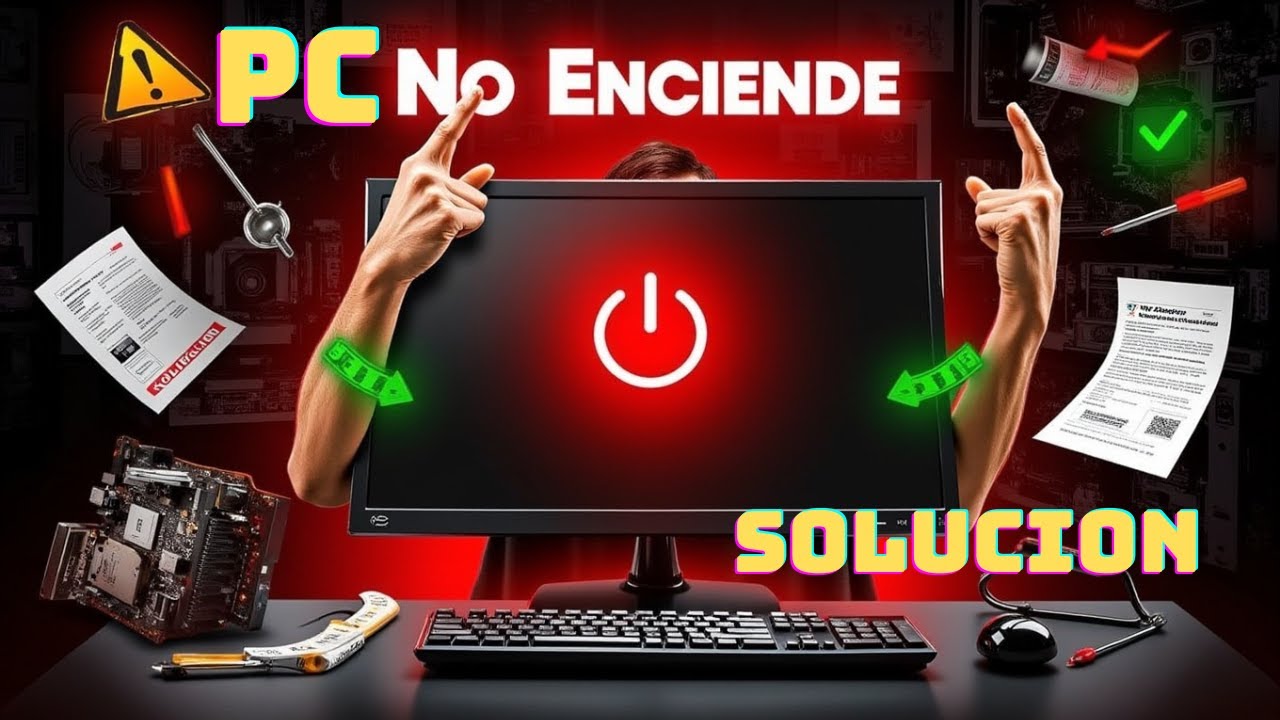 ️!SOLUCION RAPIDA,MI PC NO ENCIENDE como arreglar pc que no enciende🖥️