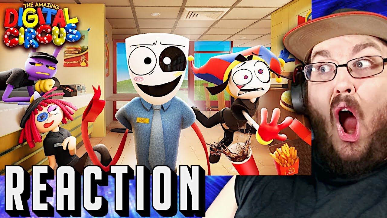 УДИВИТЕЛЬНЫЙ ЦИФРОВОЙ ЦИРК - Эпизод 4: РЕАКЦИЯ «Фастфуд-маскарад»!!!