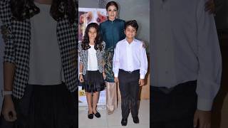 Raveena Tandon & Kids Daughter Rasha Thadani And Son
