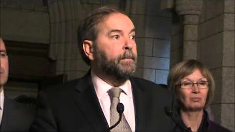 Thomas Mulcair, Syria   121212