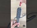 paracord bracelet パラコード編み終わりの焼き留めまで