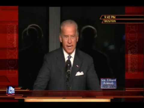 Vice President Joe Biden At Ted Kennedy's Memorial...