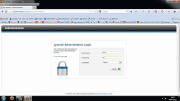 Logging Into The Joomla Administrator