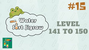 Water Sort Jigsaw Level 141 to 150 | Samtab Gamer | Walkthrough Solution | Answers