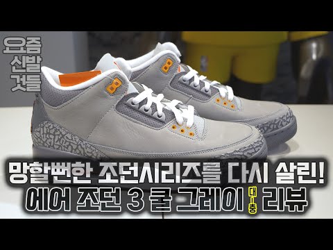 레트로 쿨그레이 리뷰(Air <strong>jordan</strong> <strong>3</strong> cool grey retro / 코끼리 패턴)