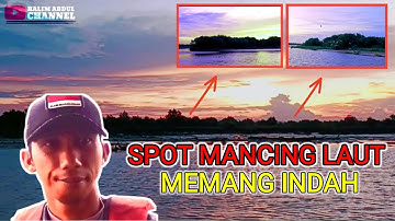 spot mancing di laut Teluk Jakarta ‼️ suasana laut Jakarta sore hari @HalimAbdulChannel