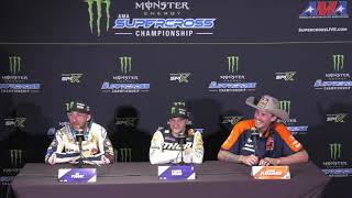 Monster Energy Supercross: Press Conference Round 7 - Arlington