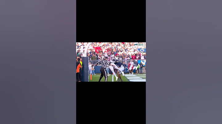 #Indiana WR Omar Cooper GAME WINNING TOUCHDOWN ~ Indiana vs Penn State ~ #collegefootball #shorts