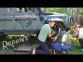 Repairing a Defender in Kyrgyzstan  (Ep76 GrizzlyNbear Overland)